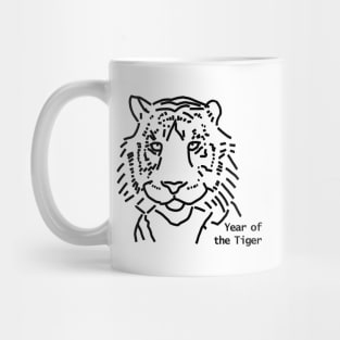 Year of the Tiger Outline Mug